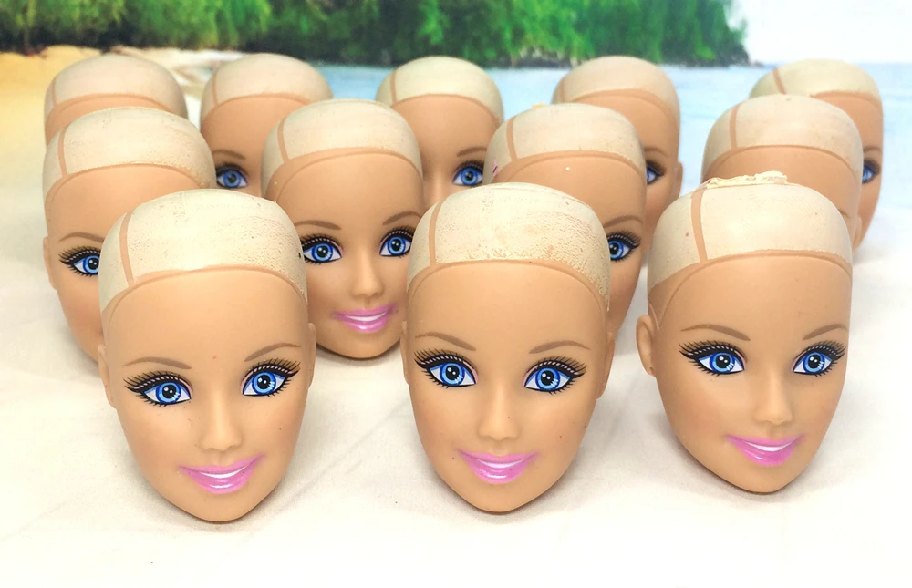 NK One PCS DIY Original Doll Heads For Barbie Doll Accessories No Hair Head For Barbie Doll Girl