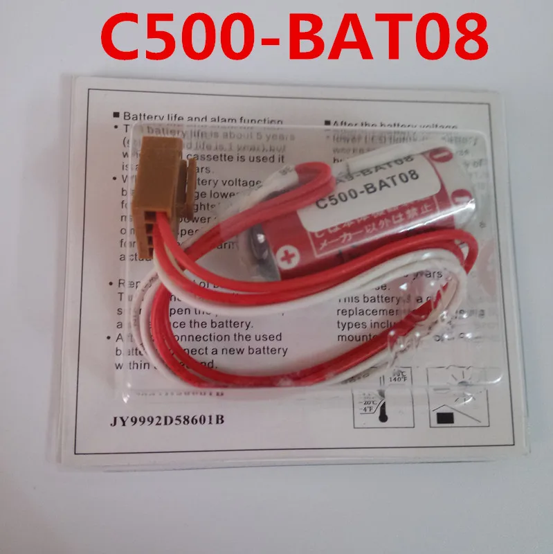 5 шт. Дата C500-BAT08 3G2A9-BAT08 3,6 V литиевая батарея plc батареи с разъемы ER17/33