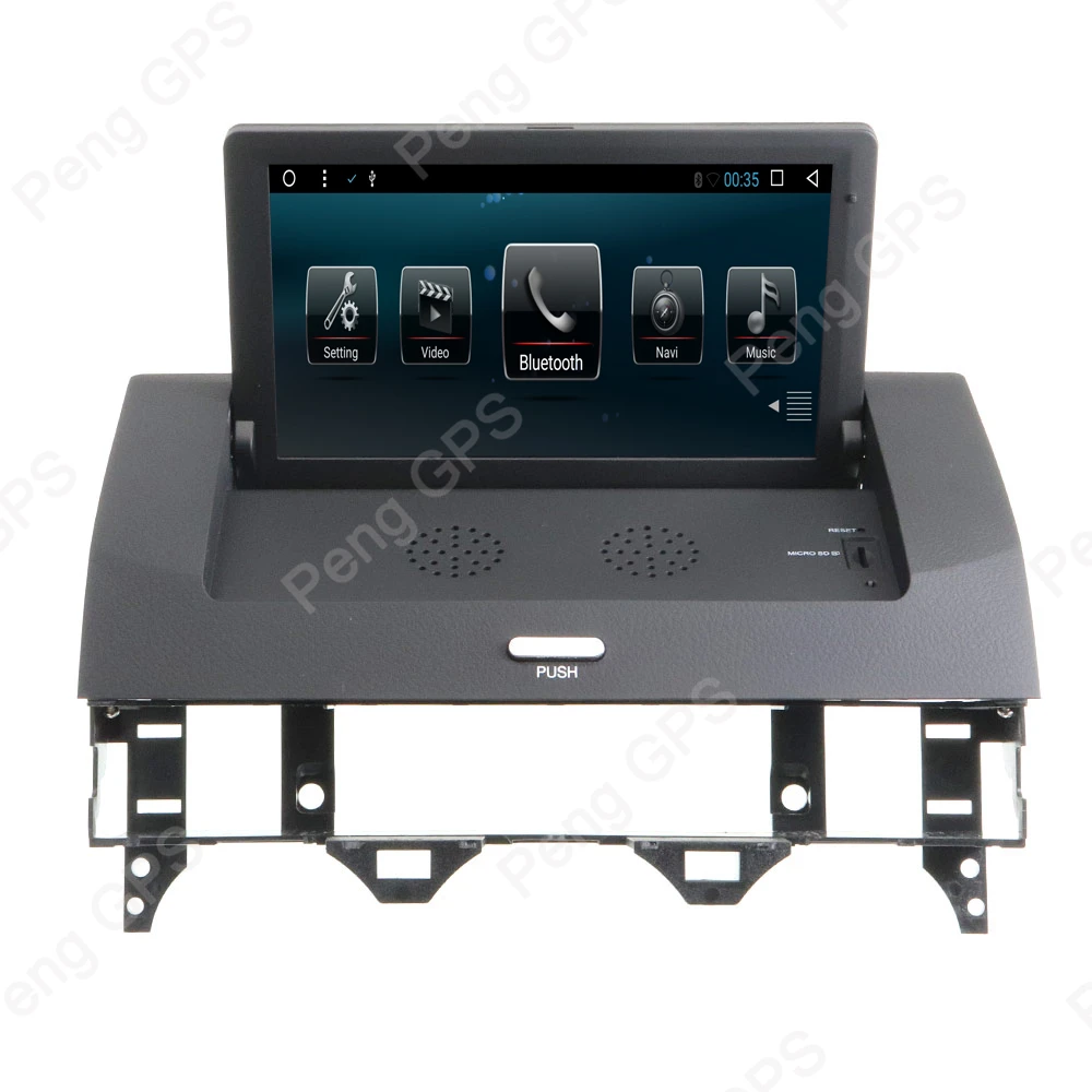 Top 2 Din Android 8.1 for Mazda 6 2002-2008 Car GPS Navigation DVD Player WIFI 2G+32G Autostereo Flip cover 9 Inch IPS Headunit 2