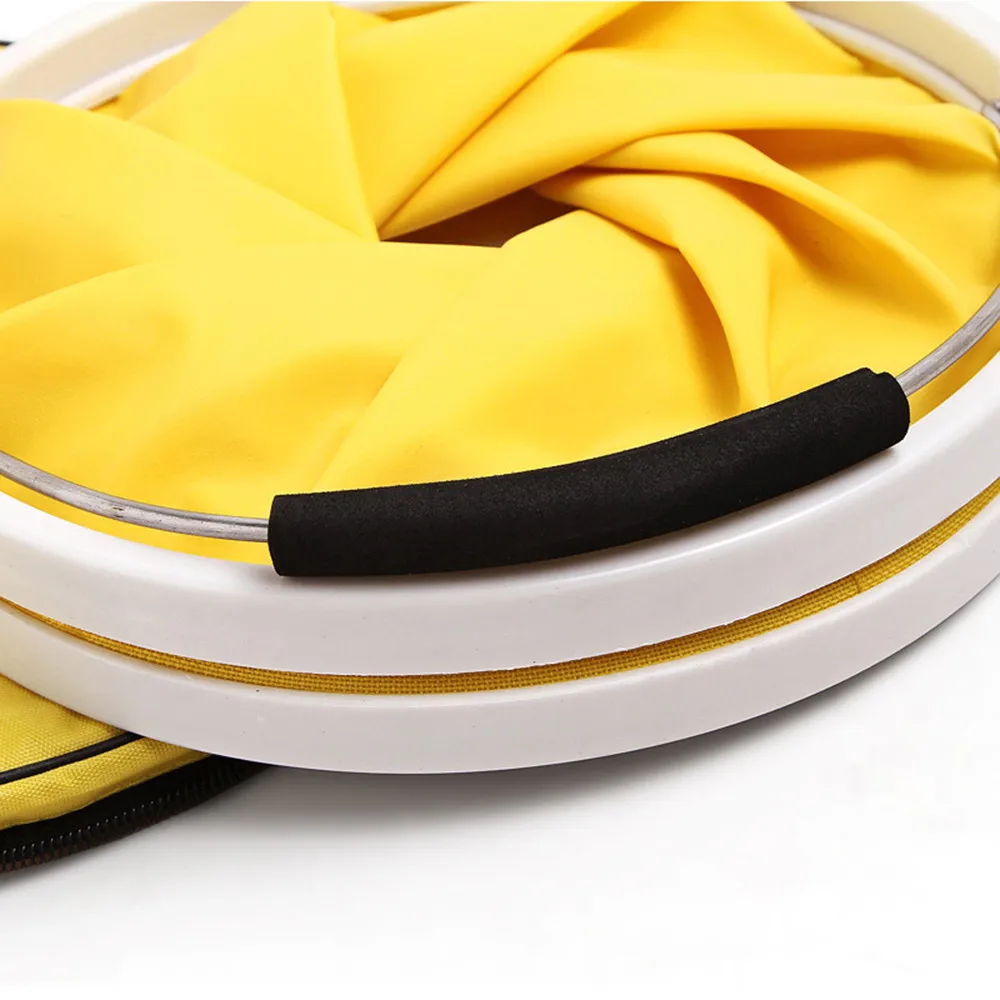  Outdoor Folding Bucket Camping Bucket Environmental Friendly Portable Folding Barrel 11L Travel Hiking Sport #3S27 (3)