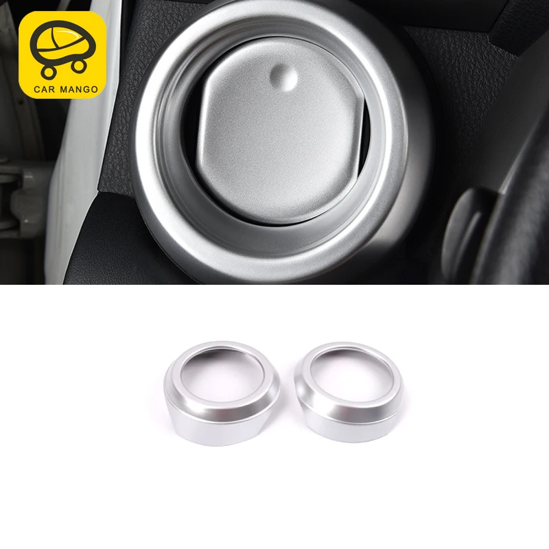 

CarManGo For Toyota RAV4 2014 Car Styling Front A C Air Vent Outlet Panel Cover Trim Frame Sticker Interior Accessories