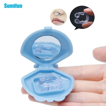 

Sumifun 1pcs Mini Silicone Stop Snore Device Anti-snoring To Prevent Snoring Good Sleep Health Care C1457