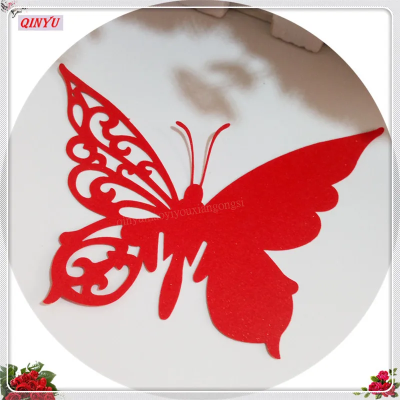50 шт. бумажные бокалы бабочки для вина 21 цвет|paper card|cards for weddingdiy paper cards |