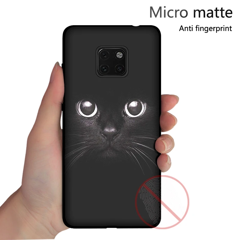 Мягкий силиконовый чехол JURCHEN для Huawei Mate 20 Pro милый тонкий с мультяшным рисунком