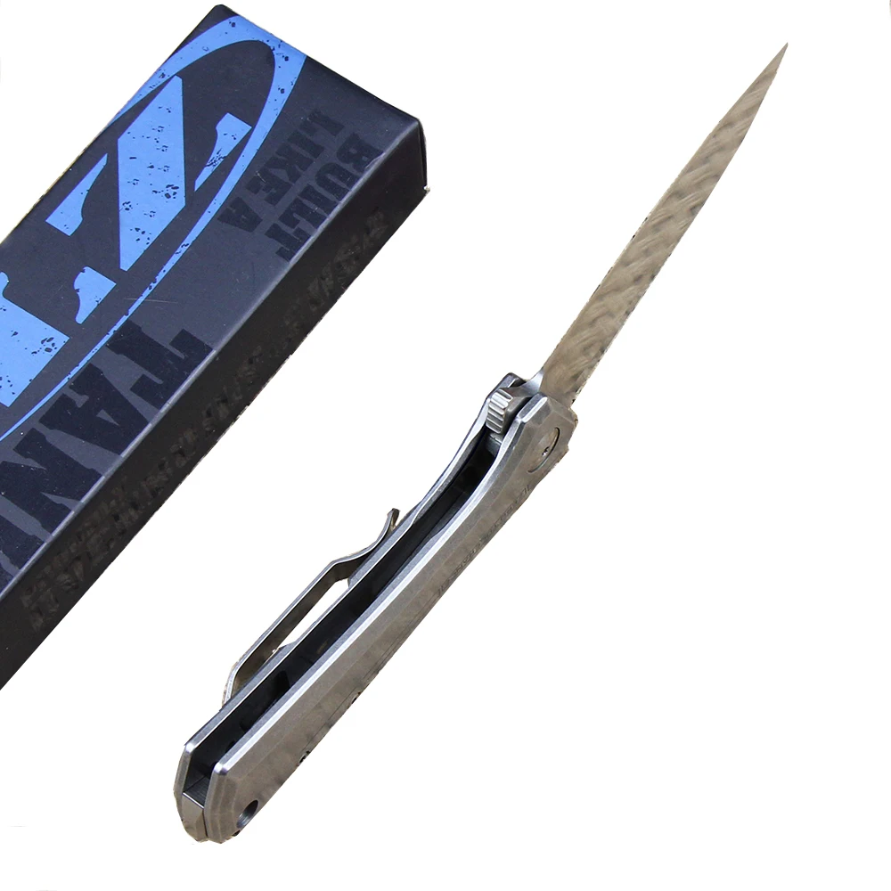 ZT 0808 тактический складной нож D2 лезвие стальная ручка KVT шариковый подшипник карманные походные ножи для выживания Открытый EDC инструмент