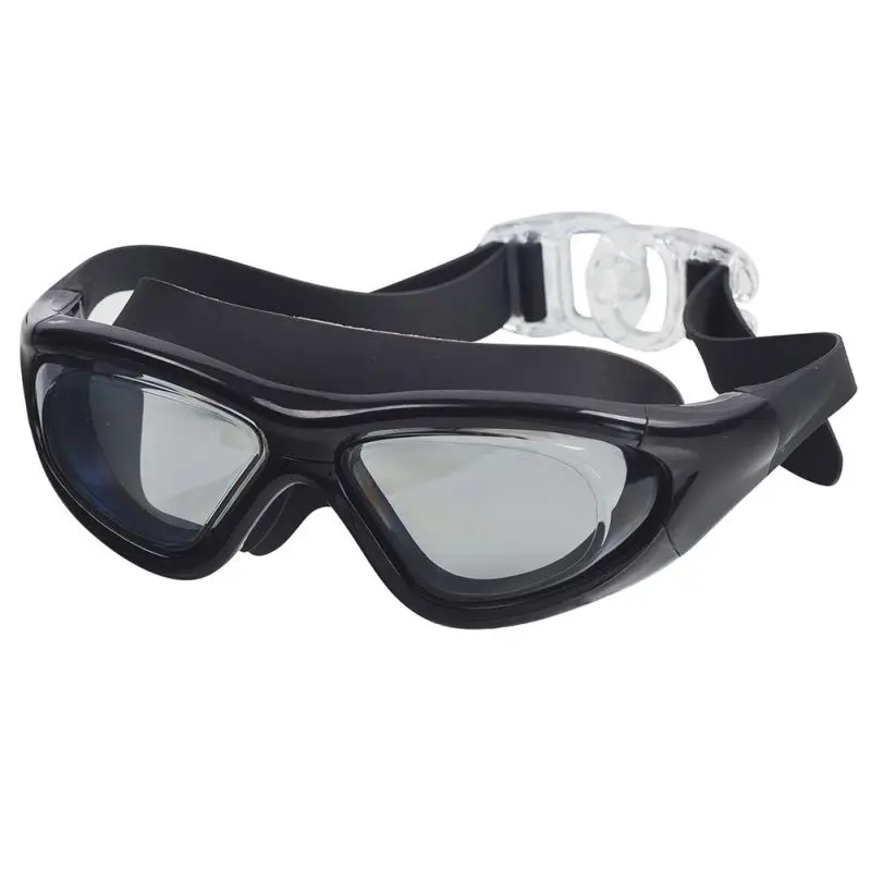 Профессиональные Взрослые плавательные очки водонепроницаемые регулируемые противотуманные и УФ unesex плавательные очки