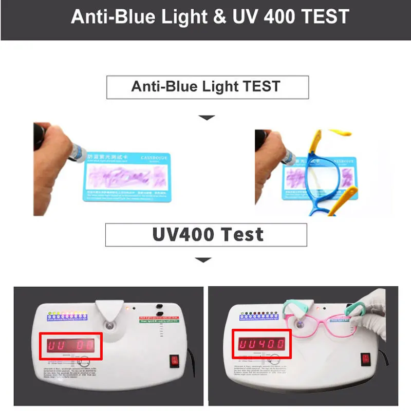 Очки детские компьютера блокировки синий свет очки прозрачные мобильного телефона Смола безопасная оправа оттенки UV400