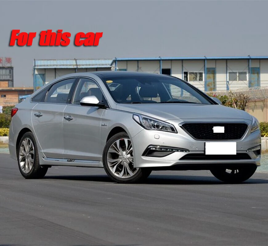 Front Molding Cover Trim for 2015-2017 Hyundai Sonata MK9 Lower Bumper Protector