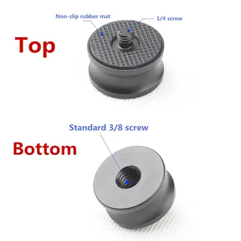 

Tripod heads screw connection convert aluminium nut 1/4 to 3/8 inch for DV video camera accessories free shipping