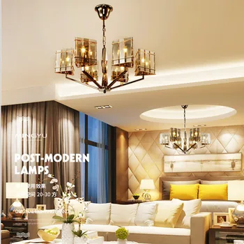 

Nordic Loft Villa Luxurious Led Crystal Chandelier Creative Clubhouse Dining Room Hotel Hanging Light Fixtures Free Shipping