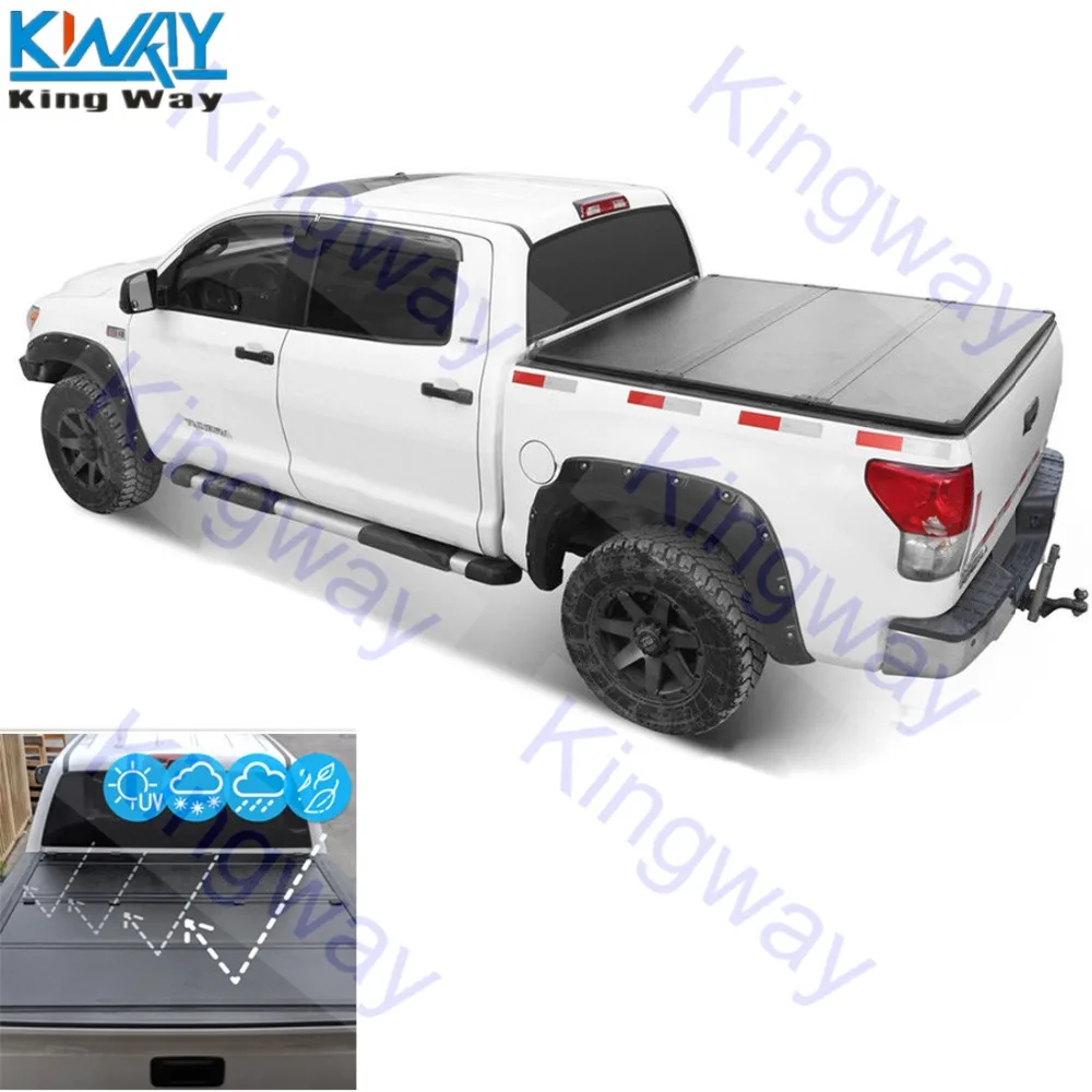 King Way-5,8 футов жесткий Складной автомобильный чехол для- Chevy Silverado GMC Sierra