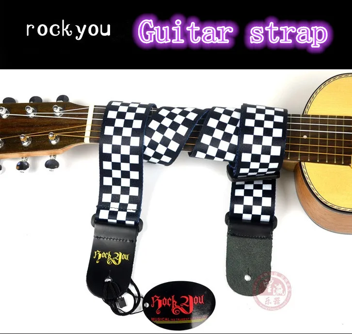 

Adjustable Guitar Belt Woven Cotton Guitar Strap with  Ends for Electric Acoustic Folk Guitar Comfortable