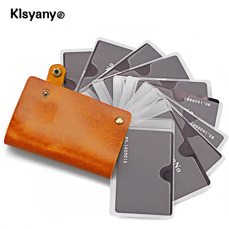 

Klsyanyo 10 Pages Credit Card Holder Men Women ID Case Bank Card Wallet Driver License Purse Rotatable Wallet 188