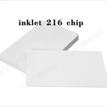 300 шт. 13,56 мГц 216 чип 888 байт Пластик струйных ПВХ ID карты для принтеров Epson