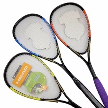 Голова высокого качества композитный углеродный сквош ракетки скорость мяч ракетки спортивные тренировочные ракетки с сквош ракетки мешок