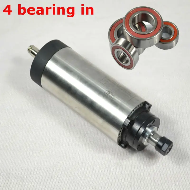 

CNC spindle motor 2.2KW air cooled ER20 4 bearings CNC motor for milling machine