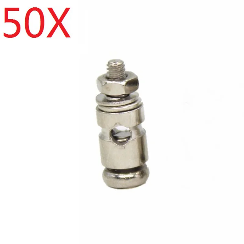 50X 1.3mm Adjustable Pushrod Connectors Linkage Stoppers For RC Airplanelinkage stopperstopper