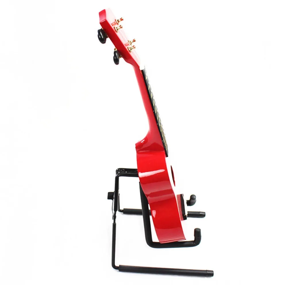 Universal Foldable Guitar Stand Bracket Mount holder for Acoustic Electric Guitarra 21' /23' / 26inch Ukulele Bass parts black Universal Foldable Guitar Stand Bracket Mount holder for Acoustic Electric Guitarra 21' /23' / 26inch Ukulele Bass parts black
