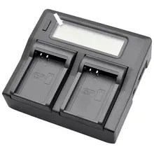 New LCD Dual Battery Charger For BLN-1 BLN1 E-M5 Mark II EP5 OM-D E-M1 OMD EM5 Pen E-P5 Digital Camera