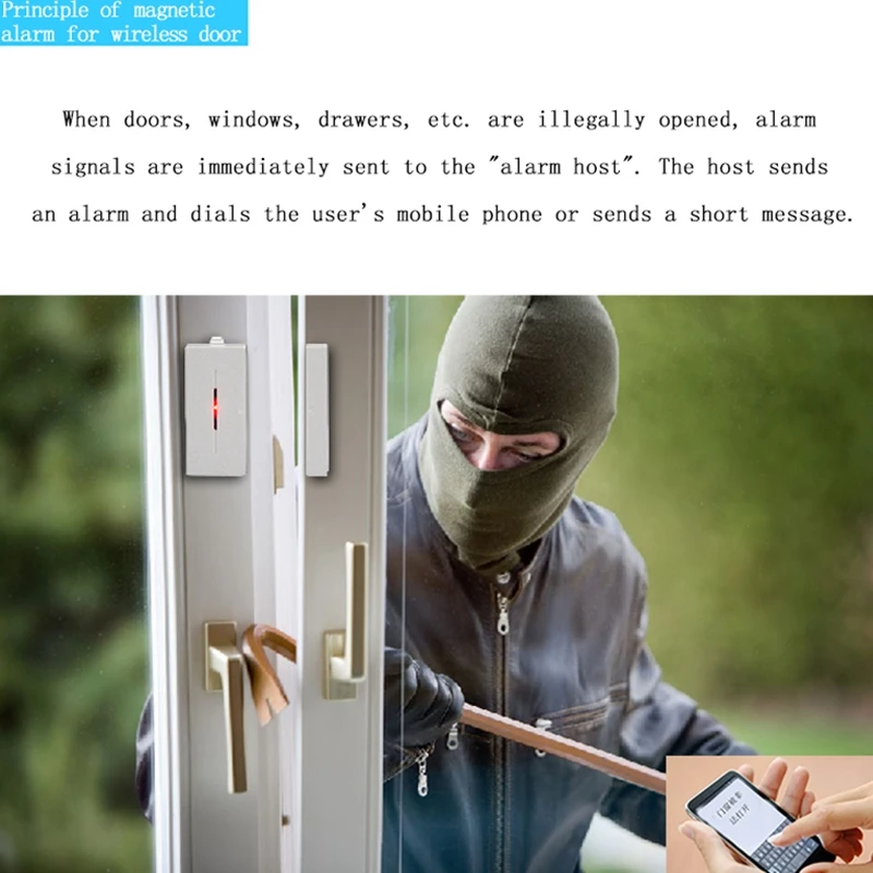 Os Android App Control Wireless Home Security Gsm Alarm System Intercom Remote Control Autodial Siren Sensor Kit