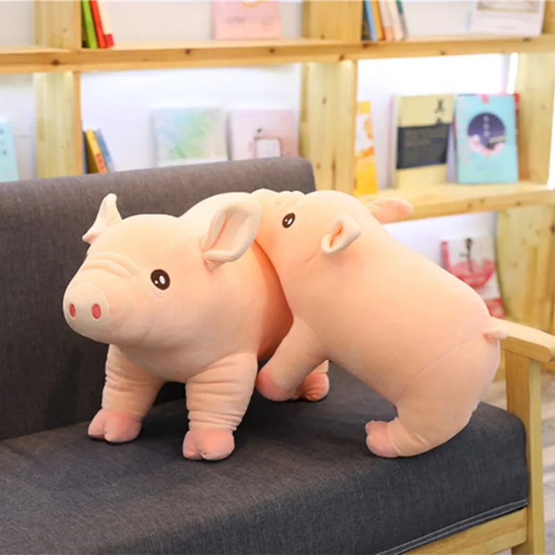 MIAOOWA 1PC 25/45CM Lovely Simluation Pig Plush Doll Cute Animal Pig Toy Soft Pillow Kids Doll Toy Birthday Gifts For Children