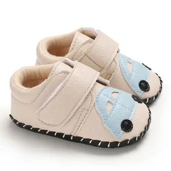 

Baby Boys Breathable Cartoon Car Pattern Anti-Slip Shoes Sneakers Soft Soled Walking Shoes First Walkers 0-18M