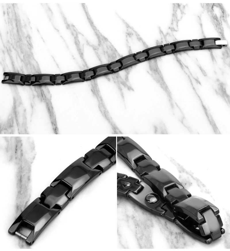 Популярный черный очаровательный керамический женский браслет из вольфрамовой стали энергетические магнитные браслеты для женщин ювелирные изделия хорошего качества