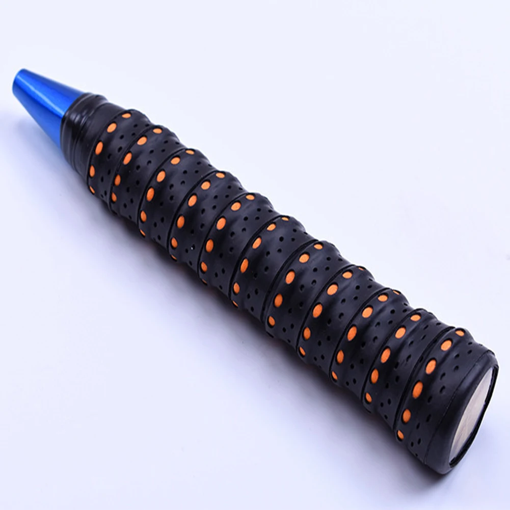 Ручка ракетки для бадминтона Overgrip лента пот лента противоскользящая обмотка для ракетки летучая мышь теннисная ручка для удочки ремень ленты спорт, бадминтон части - Цвет: Черный