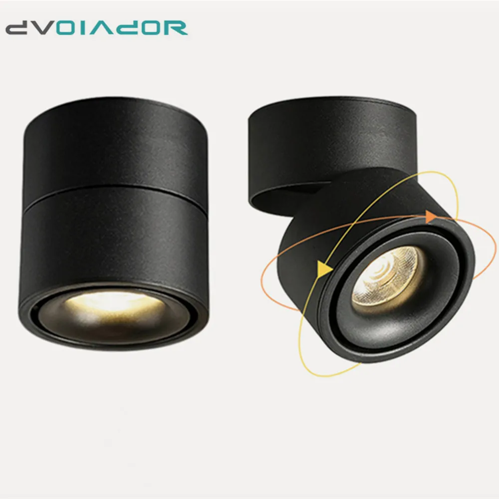 

Dimmer Led Surface Mounted Ceiling Down light 360 degree Adjustable Spot light for indoor Foyer,kitchen Decoration ceiling light