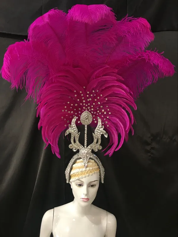 

Latin dance Samba accessories Fashion exquisite headdress feathers Delicate dance shows accessories