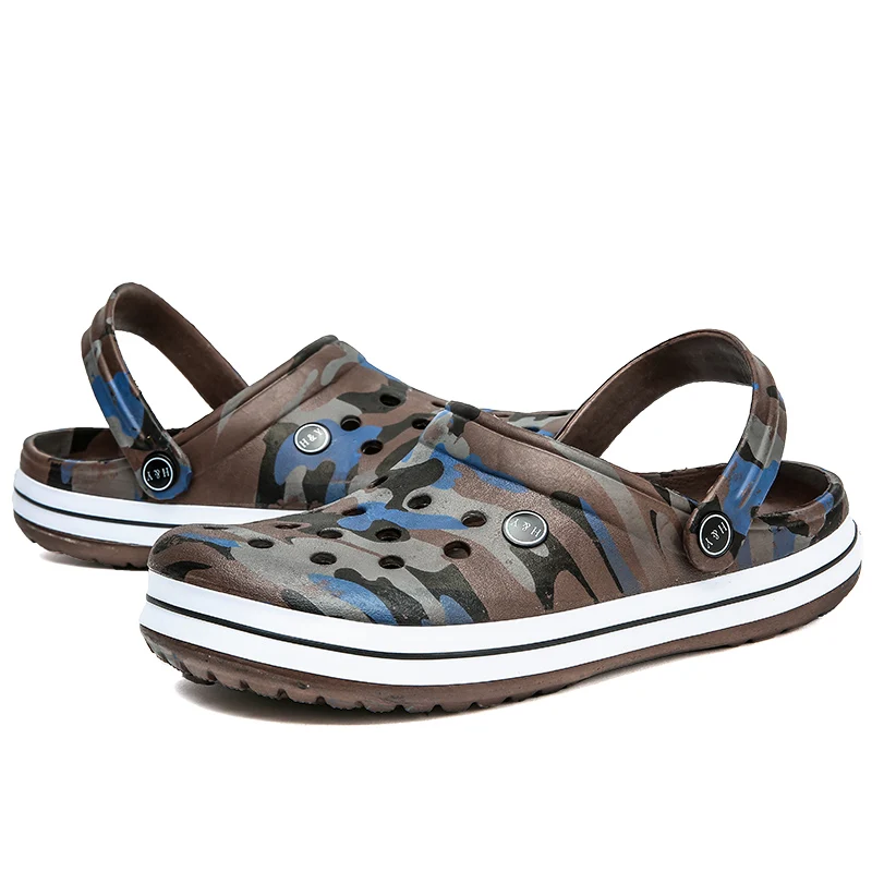 Men Sandals Hole Shoes Male Crocse Clogs Sandalias Zapatos De Hombre Croc Shoes Sandles Sandals Men Slippers Sandalet New 2019