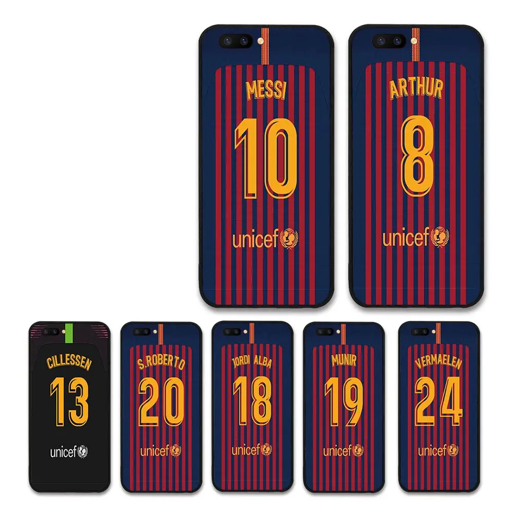 

European Football Soccer Messi Jersey style Barcelona For OPPO Cover Case for OPPO R9 R11 A59 R7 R15 A77 A71 A39 S SP phonecases