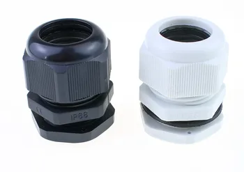 

10PCS PG25 Cable 16-21mm IP68 Waterproof Nylon Plastic Cable Gland Connector