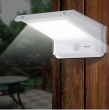 20 Led Solar Lamp Motion Sensor Outdoor Waterproof Body Induction Sound Control Battery Power Garden Wall Light Courtyard Home
