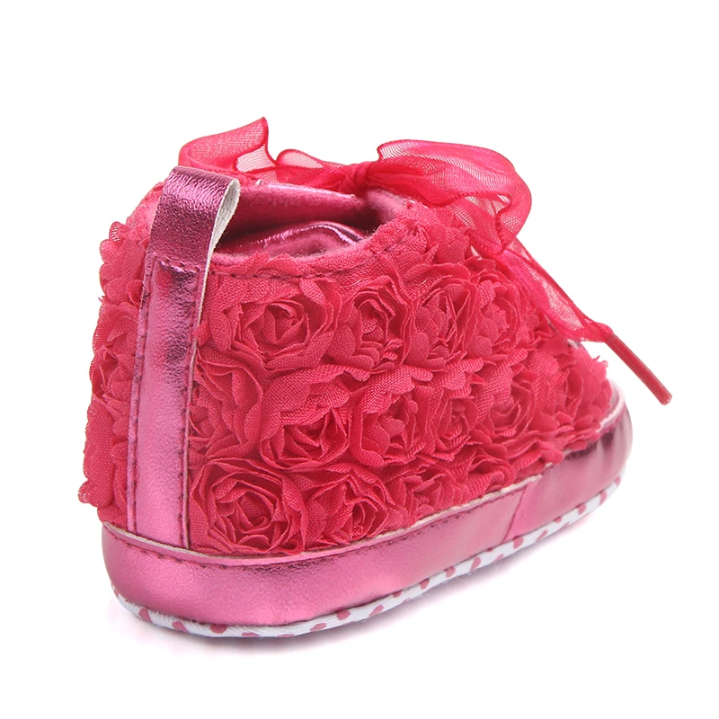 Zapatos de bebé niña niño Primeros pasos zapatillas Bebe Sapatos Infantil niños Rosa flor suave suela niños Chaussure botas recién nacido Zapatos de bebé niña niño Primeros pasos zapatillas Bebe Sapatos Infantil niños Rosa flor suave suela niños Chaussure botas recién nacido