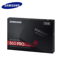 Samsung 860 Pro Внутренний твердотельный диск 256 ГБ Ssd Sataiii Sata3 2,5 дюймов V-nand Endurance ноутбук Настольный ПК