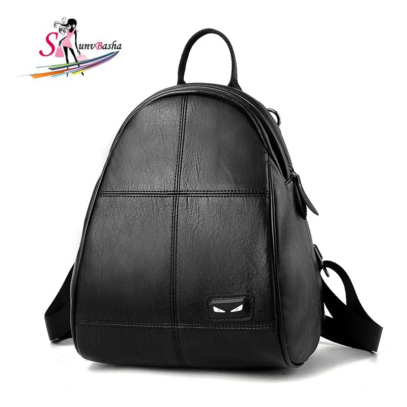 

Shoulder bag 2017 new tide female backpack spring and summer new students large capacity college wind PU leather backpack