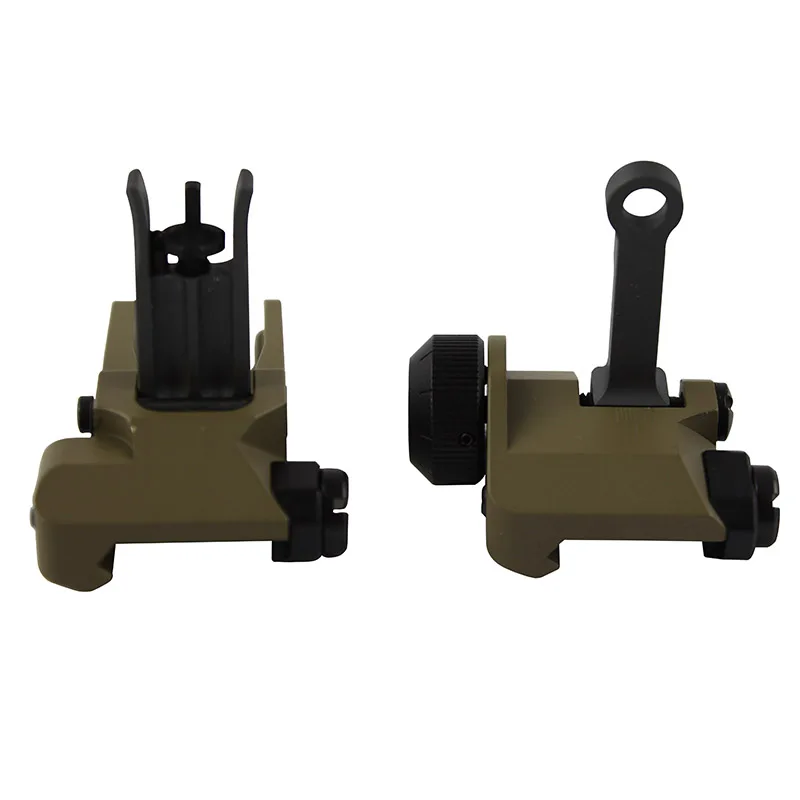 Quente de Alumínio Traseira para Airsoft bk de Venda Tactical Estilo 300 m Flip up Dobrável Vista Ferro Frente Caça bk de Cnc Kac 3 estilo 300 m flip up dobrável vista