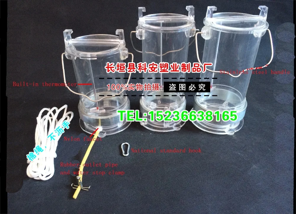 Plexiglass water sampler deep water sewage sampler, sampling barrel 0