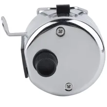 Цифровой Chrome Tally кликер счетчик 4 цифры номер Clicker Гольф цифровой Chrome Tally кликер счетчик Шагомеры