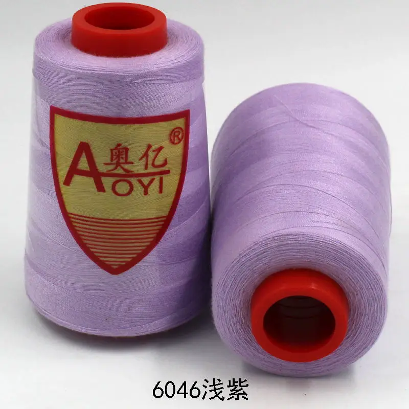 40 S/2 полиэфирная швейная нить 3000 м швейная машинка для одежды хлопчатобумажная нить несколько цветов тонкие нити 0,15 мм для домашней работы - Цвет: 6046