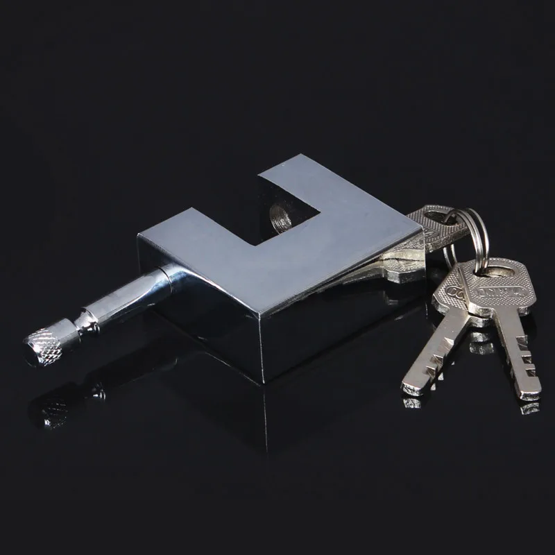Profesional ganzúas fechadura Rectangular vigas Anti-robo candado con llave de seguridad de la puerta candado