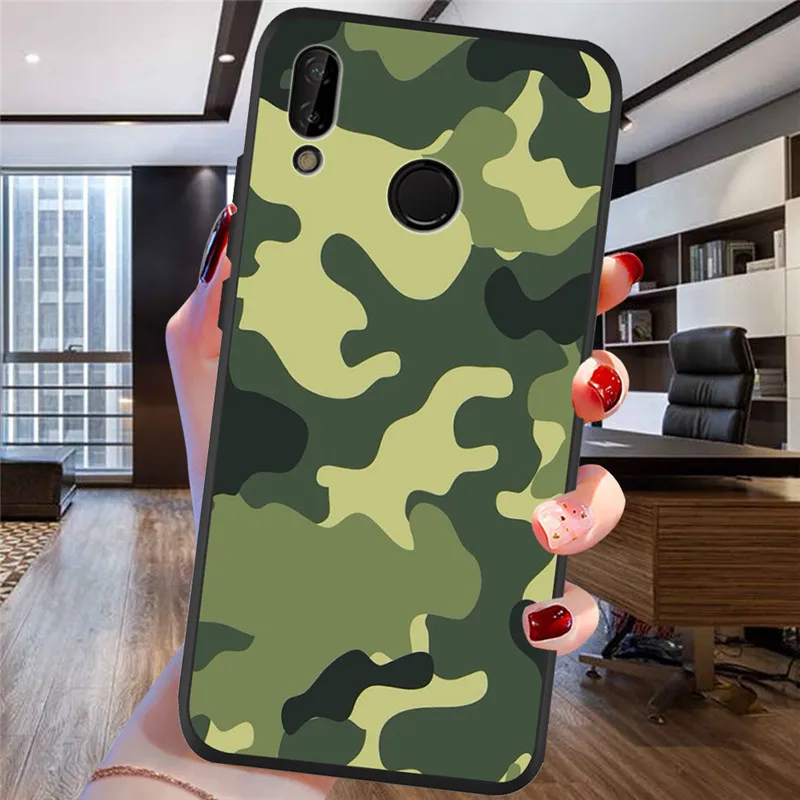 Армийский Камуфляж для samsung Galaxy A9 A8 A7 A6 A5 A3 J3 J4 J5 J6 J8 плюс M30 A40S A10 A20E телефон чехол Etui - Цвет: H1835