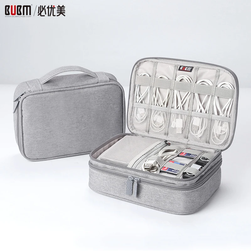

BUBM bag for electronic accessories bag case storage organizer for digital receiving bag carry case for flash USB data wire