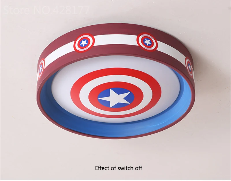 Captain America Superman Led Room Lamp