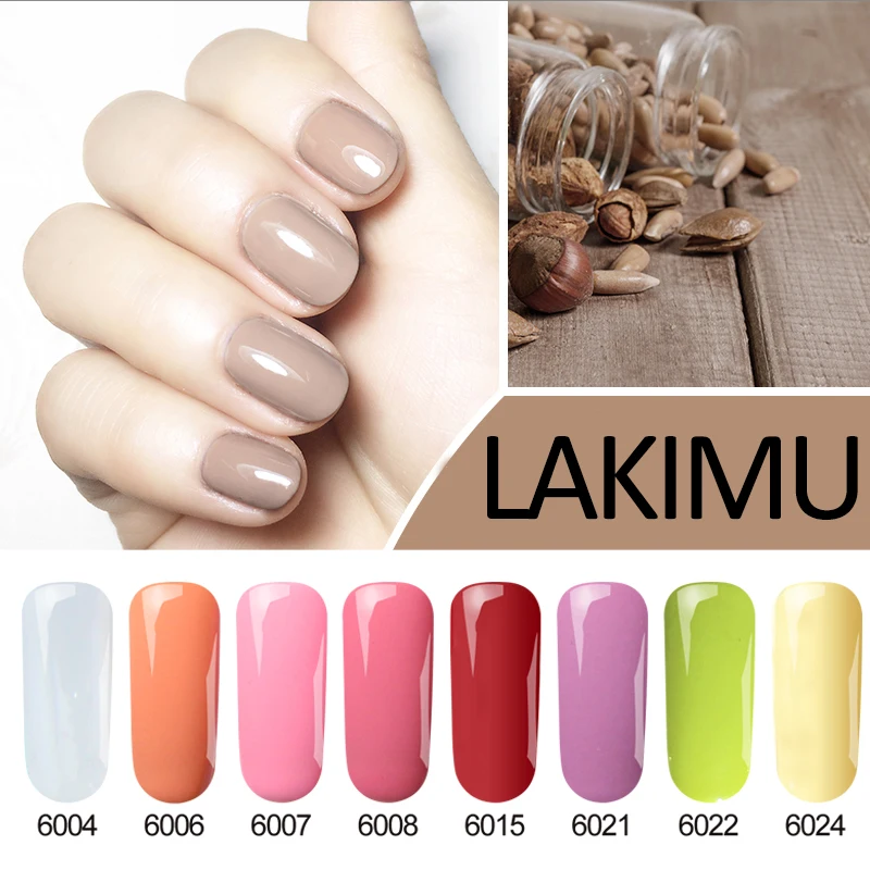

Lakimu 7ml Gellak One Step Lucky Color Nail Art UV Gel Varnish Long-lasting LED 3in1 Gel Nail Polish No Need Top and Base Coat