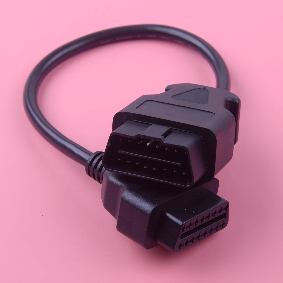 

DWCX 12V 16 Pin Extend Cable OBDII Connector Adapter Fit For LAUNCH X431 PRO PRO3 Diagnostic Scanner Tool