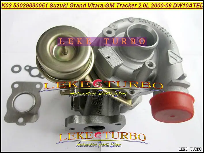 

Free Ship Turbocharger K03 53039700051 53039880051 ZY34027010 Turbo For GM Tracker For Suzuki Grand Vitara 2.0L Engine DW10ATED