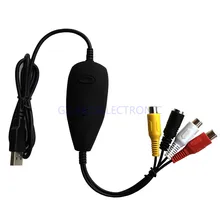Новинка года USB RCA захвата карты, convet аналоговый видео аудио в цифровой через ПК работать для Win7 8 10