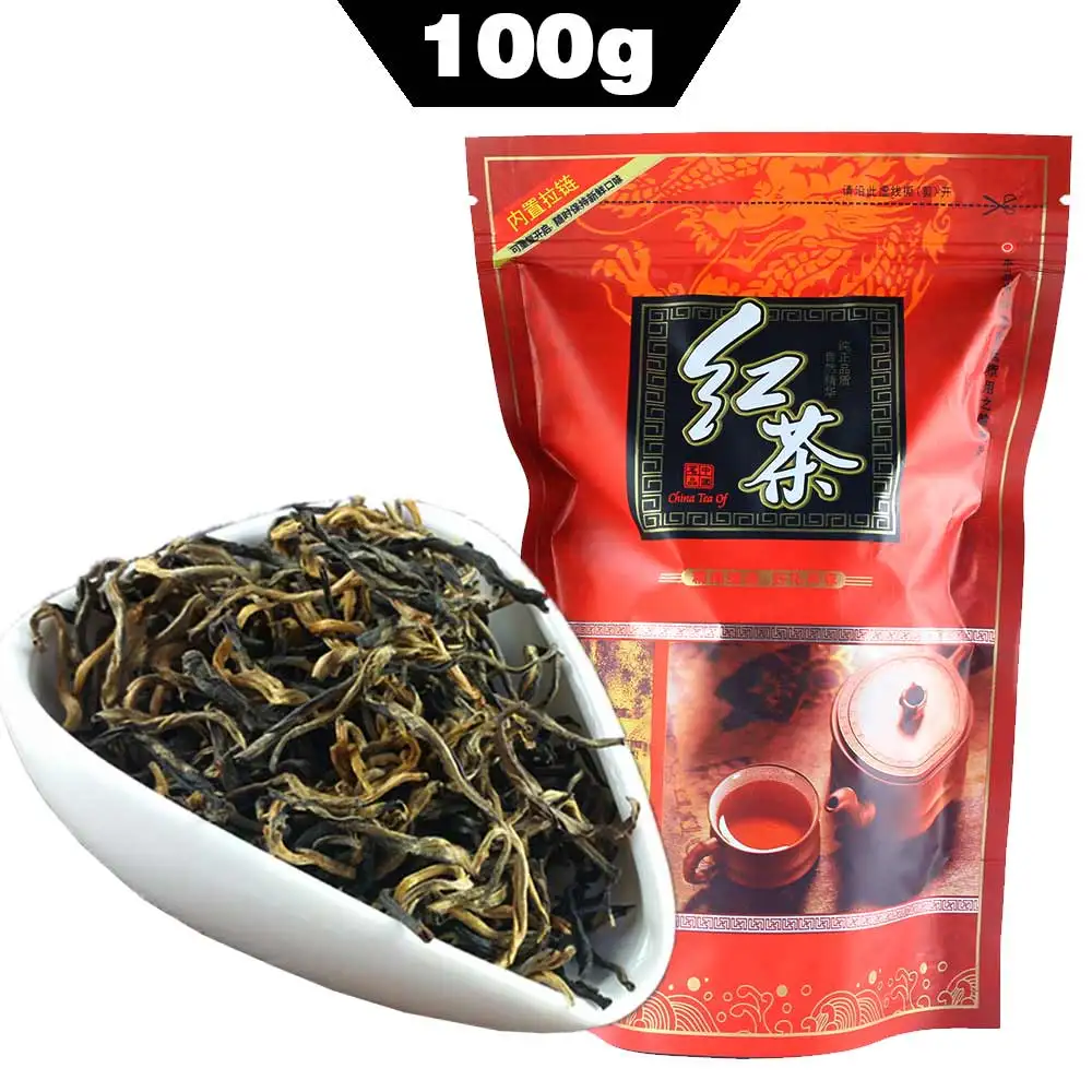 

Dian Hong Black Tea Famous Yunnan Dianhong Bag Package 100g